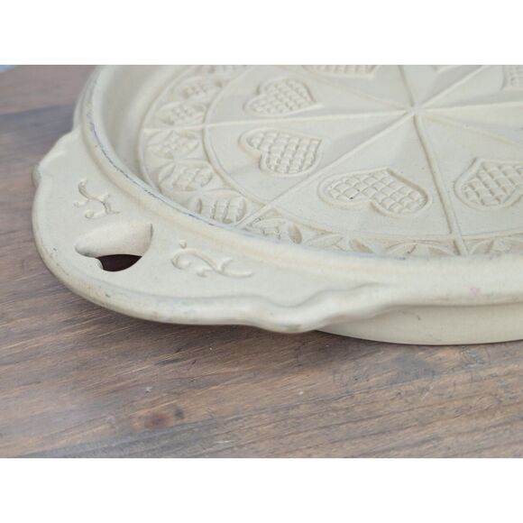 Brown Bag Cookie Art Shortbread Mold Pan 1988 Hill Design Hearts Traditional - Picture 5 of 8